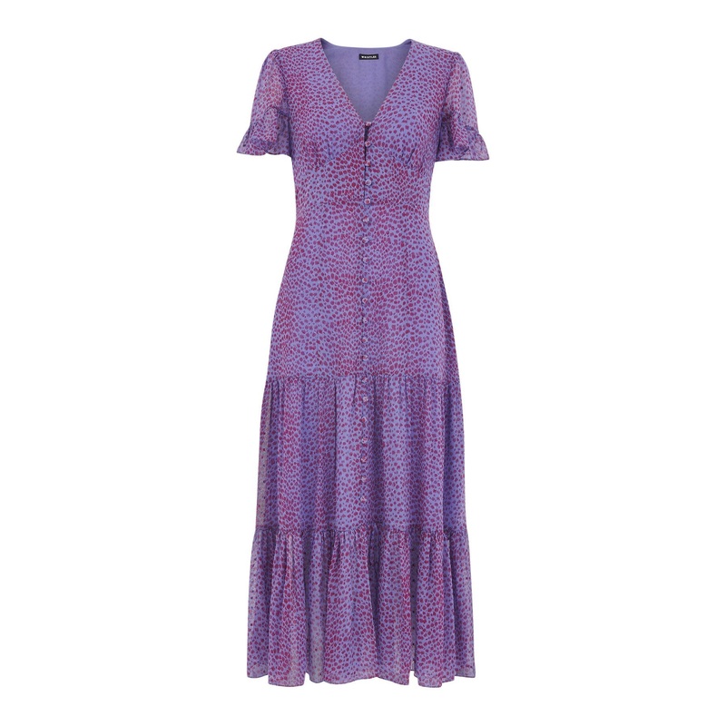 Sketched Cheetah Dobby Dress