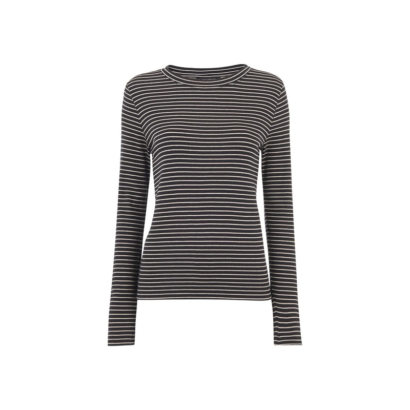 Slim Stripe Long Sleeve Crew