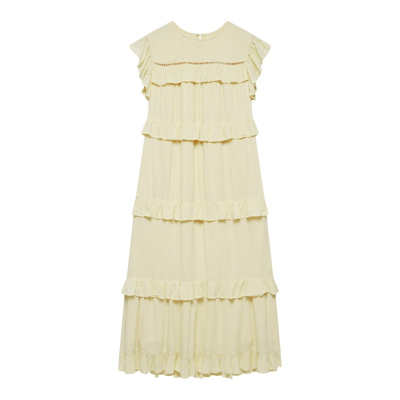 Tiered Ruffle Midi Dress