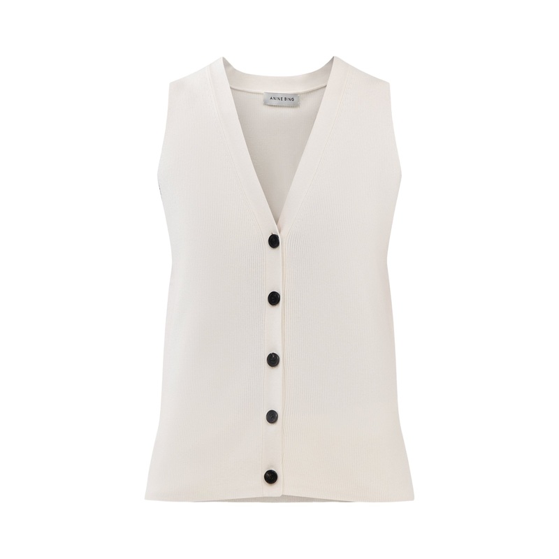 Lawrence Vest  Ivory