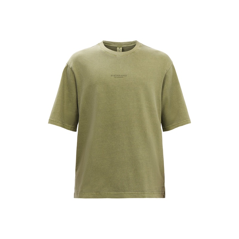 Overdyed Center Chest Boxy R Tee