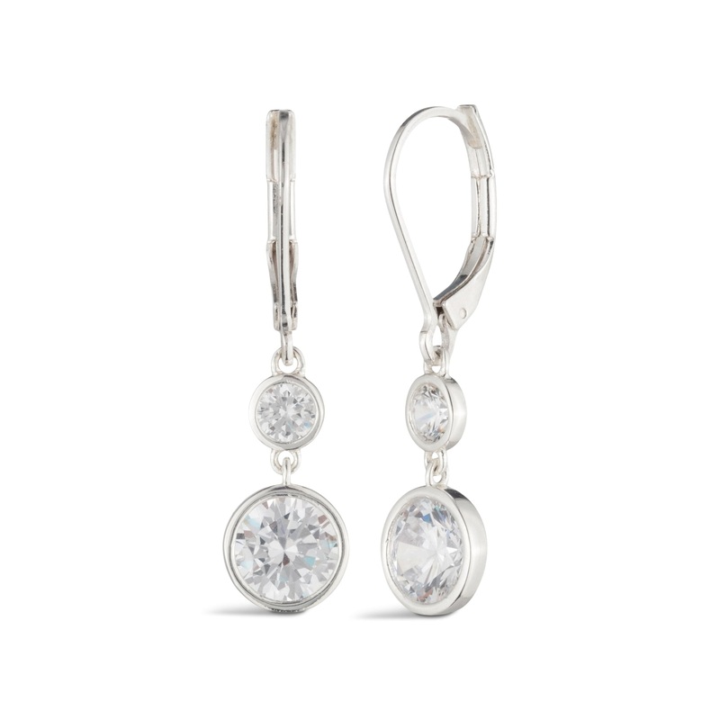 Silver Drop Earring