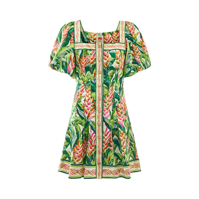 Heli Leaves Pearl Mini Dress