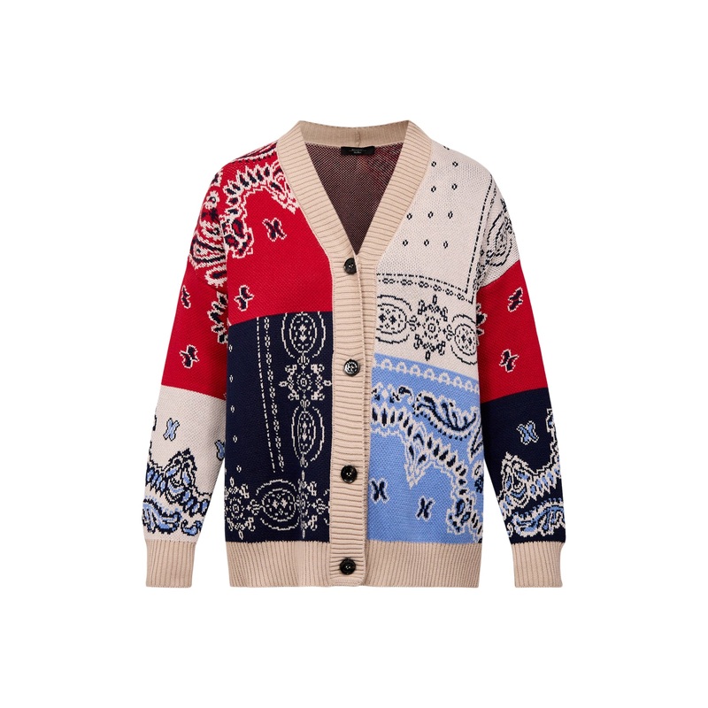 Weekend Baobab Bandana Patchwork Oversized Cardi