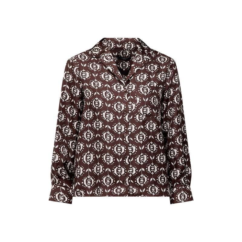 Weekend Oncia Printed Silk Shirt