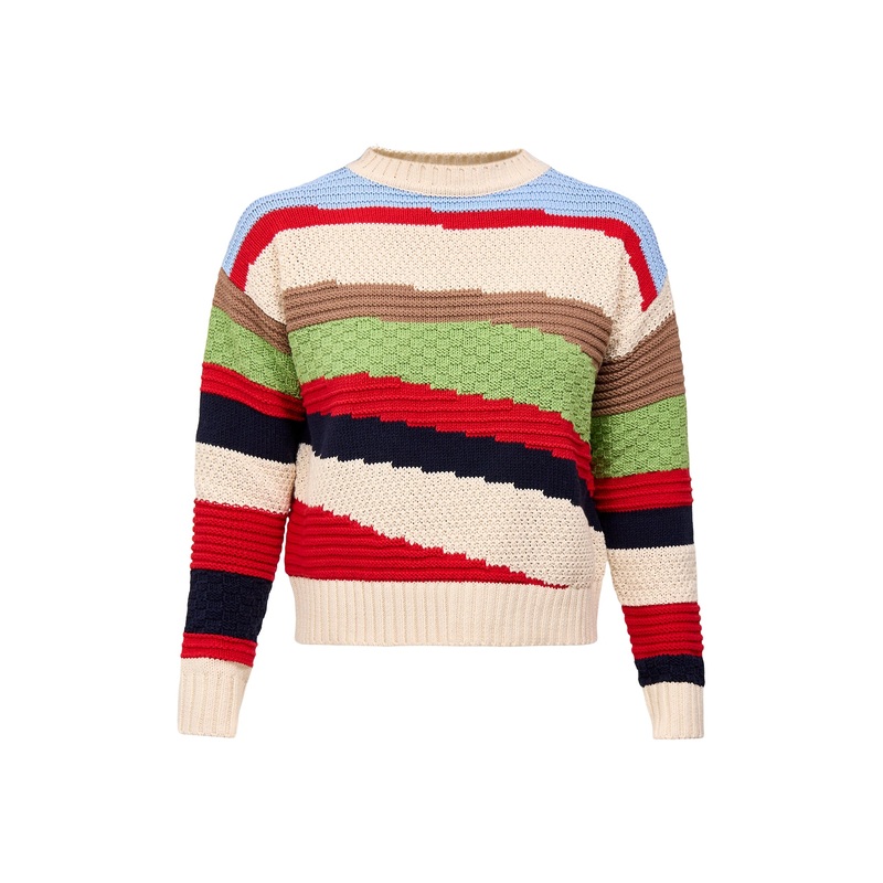 Weekend Polo Block Colour Knit