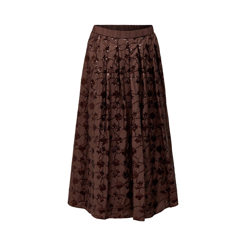 Weekend Tempra Embroidered Full Skirt