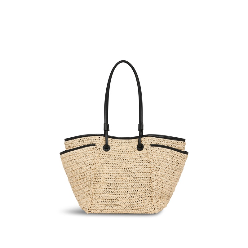 Zoelle Straw Tote Bag