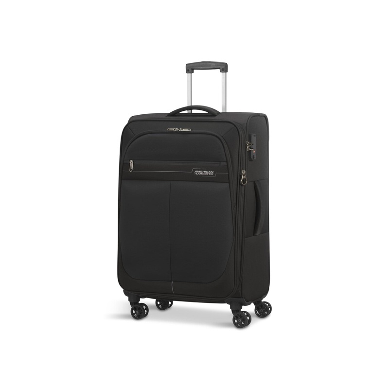American Tourister Deep Dive Medium 68cm Suitcase Black Grey