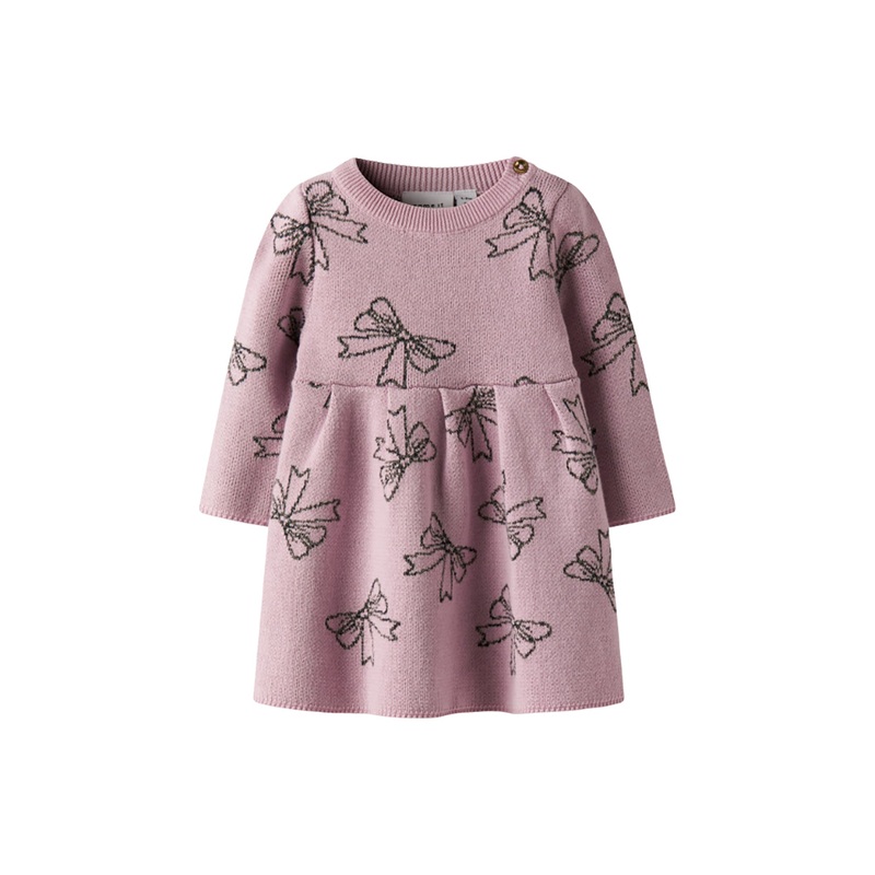 Baby Rebowe Knit Dress Keepsake Lilac