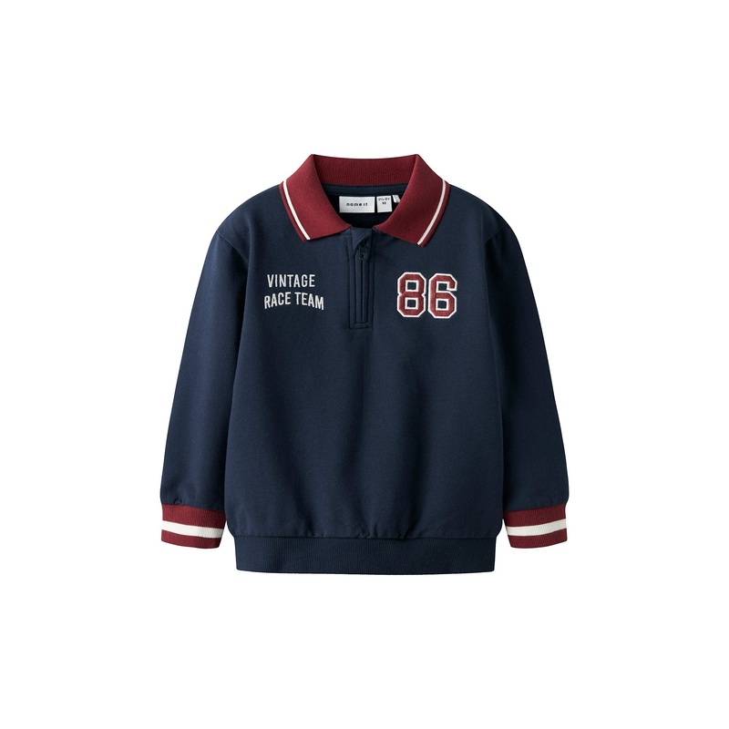 Boys Ramse Polo Sweatshirt Navy