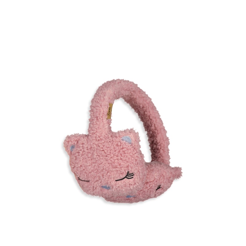 Girls Teddy Earmuffs Pink