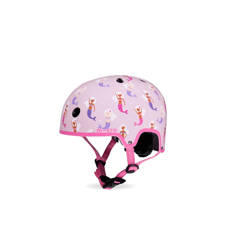 Kids Mermaid Print Cycle Helmet Medium