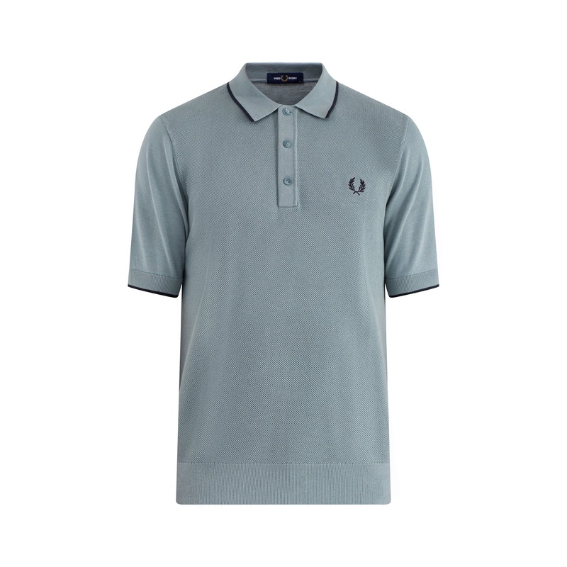 Pique Stitch Knitted Polo