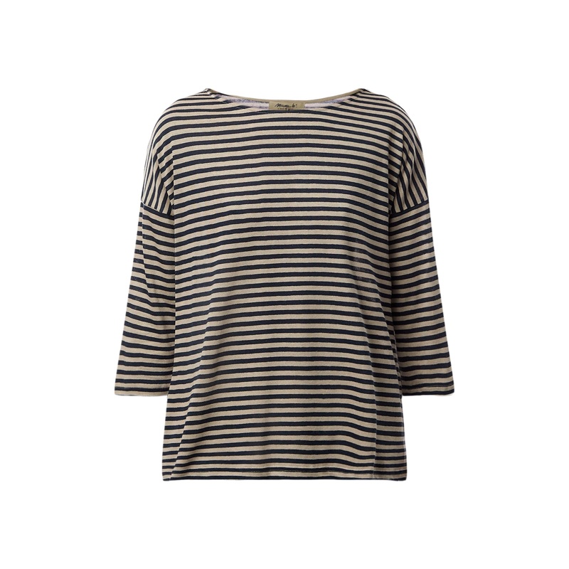 Stripe Long Sleeves Swing Knitwear