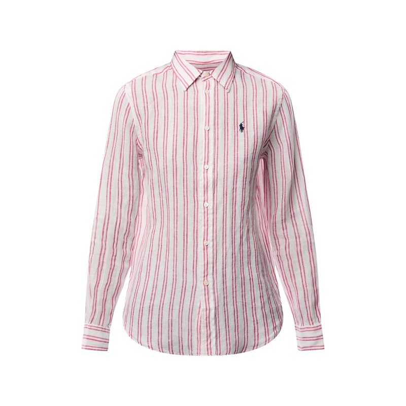 Classic Stripe Long Sleeve Button Front Shirt