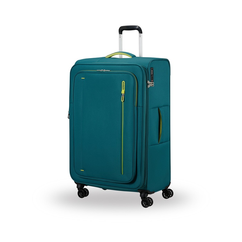 Cloudrider Large Expandable Spinner Suitcase Misty Teal