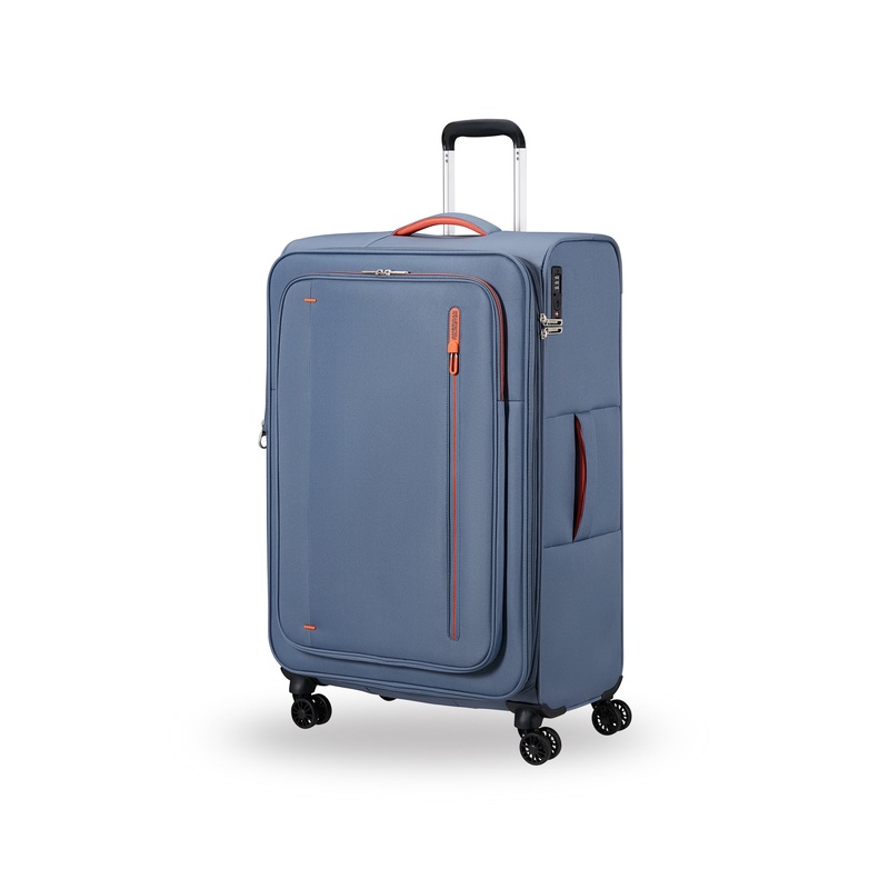 Cloudrider Large Expandable Spinner Suitcase Stone Blue