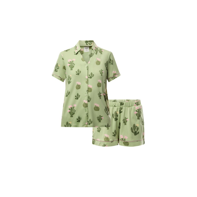 Detailed Cacti Short Set