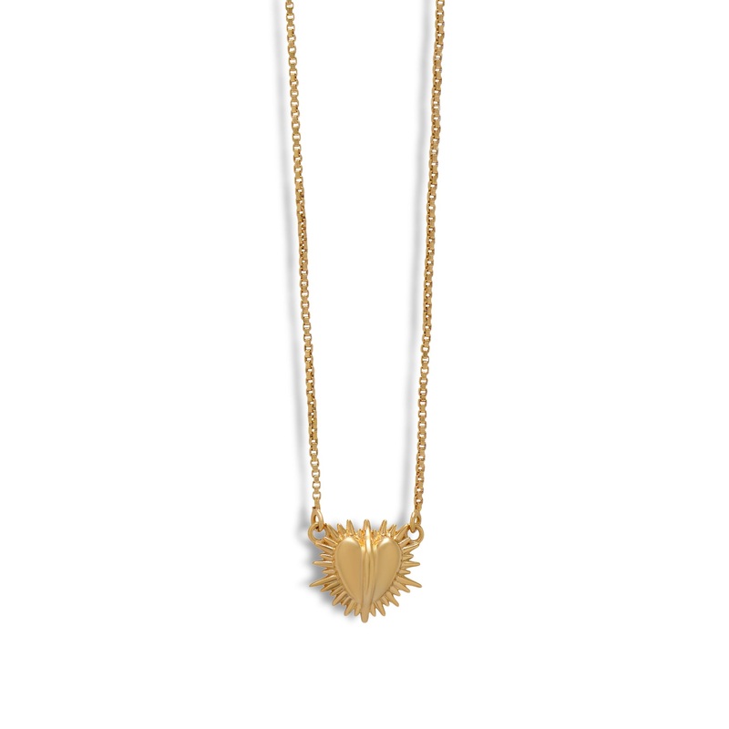 Electric Love Mini Heart Necklace