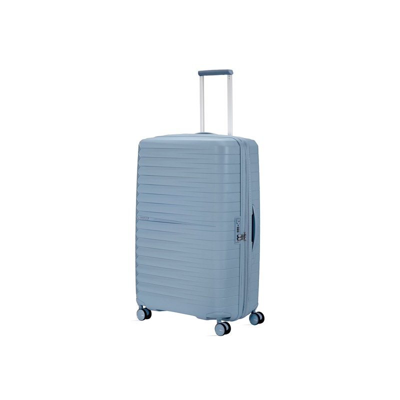 Large Spinner Suitcase Steel Blue