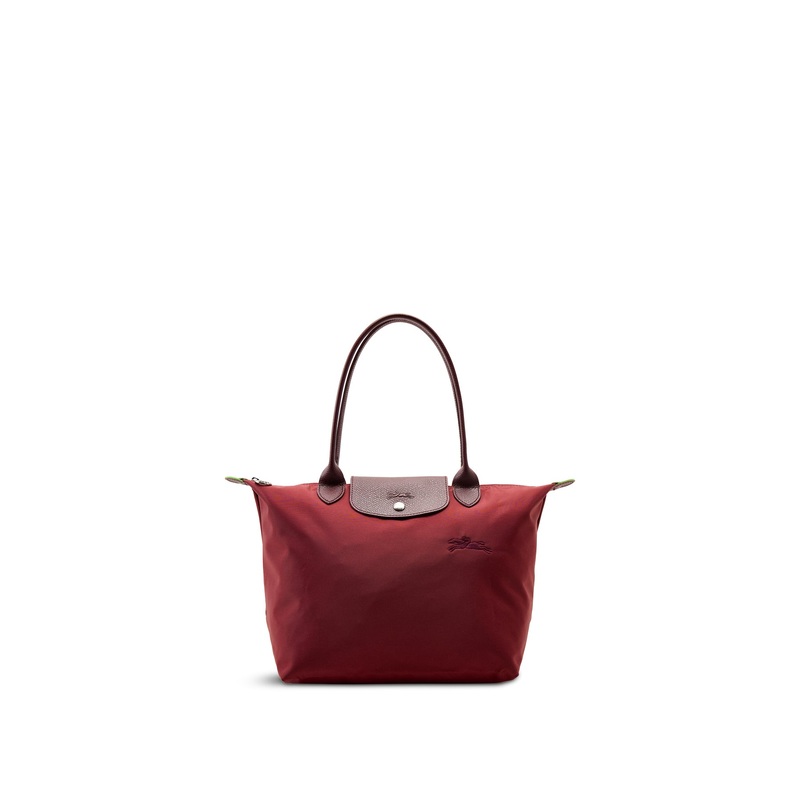 Le Pliage Green Medium Tote Bag Pomegranate Recycled