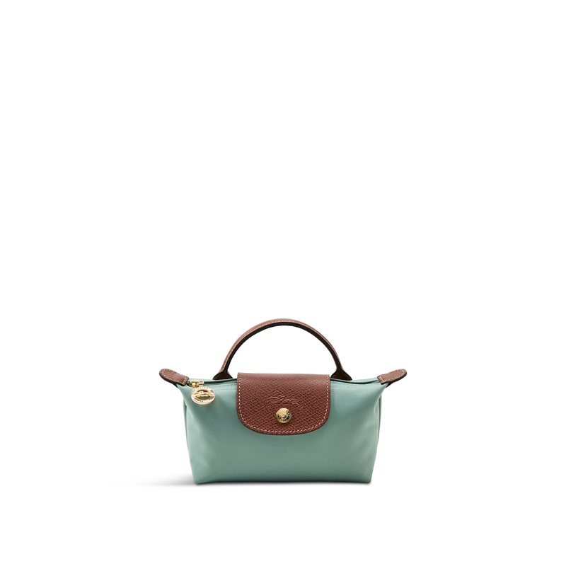 Le Pliage Original Pouch Celadon Recycled Canvas