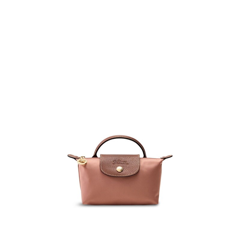 Le Pliage Original Pouch Pink Tea Recycled Canvas