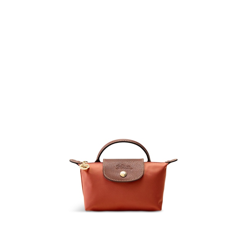 Le Pliage Original Pouch Tomato Recycled Canvas