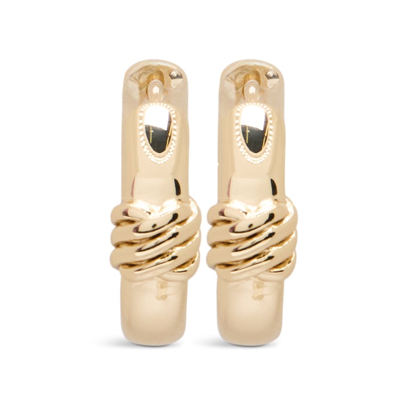 Pe 15Mm Huggie Hoop-Gld Earrings