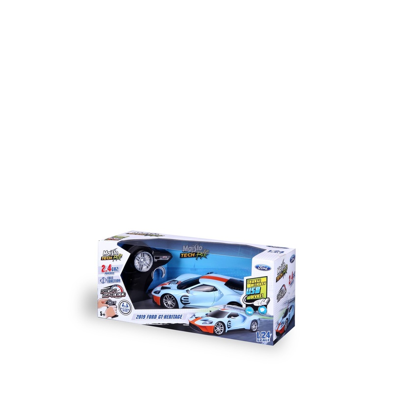 1:24 Premium Rc Ford Gt Heritage 2.4ghz Model Car