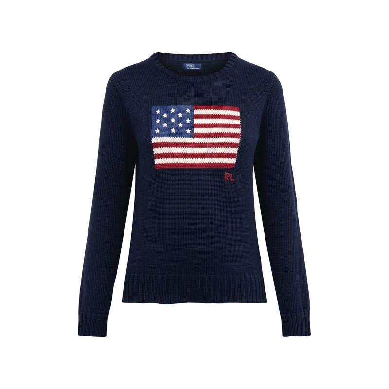 Flag Long Sleeve Pullover