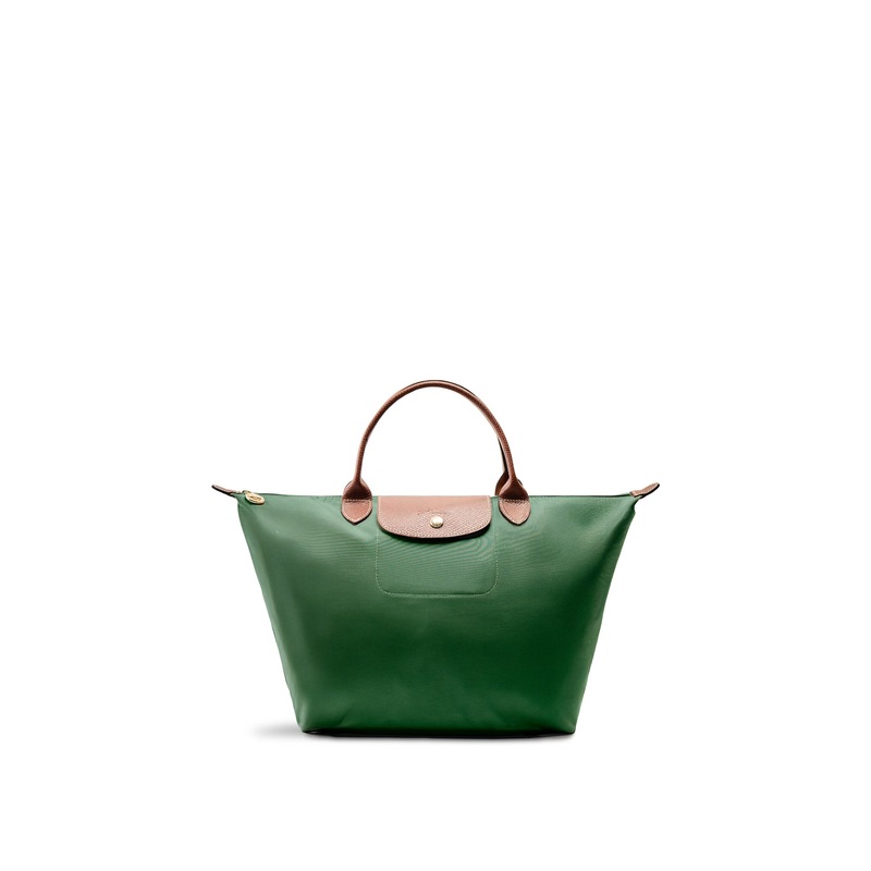 Le Pliage Original Medium Handbag British Green