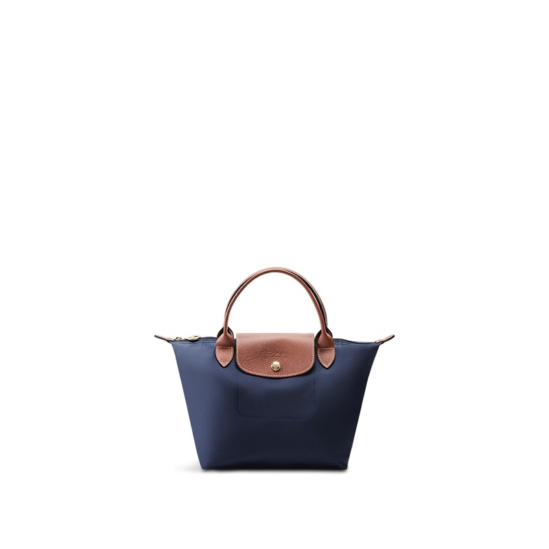 Le Pliage Original Small Handbag Navy  Recycled canvas