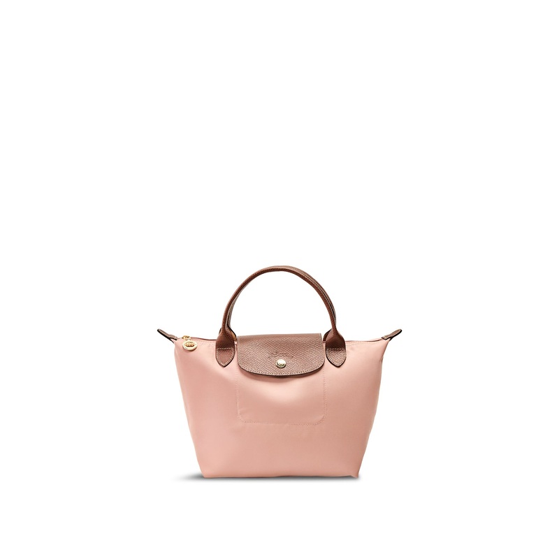 Le Pliage Original Small Handbag Pink Tea Recycled Canvas