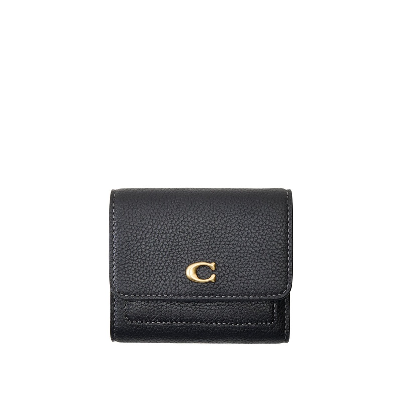 Leather Essential Small Flap Wallet