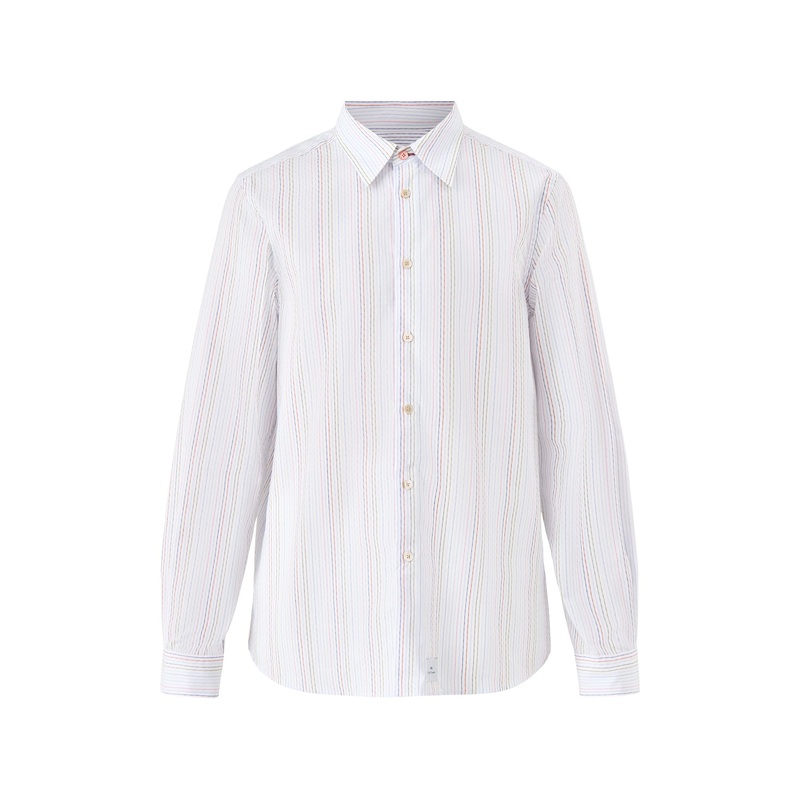 Stitched Multi Stripe Shirt