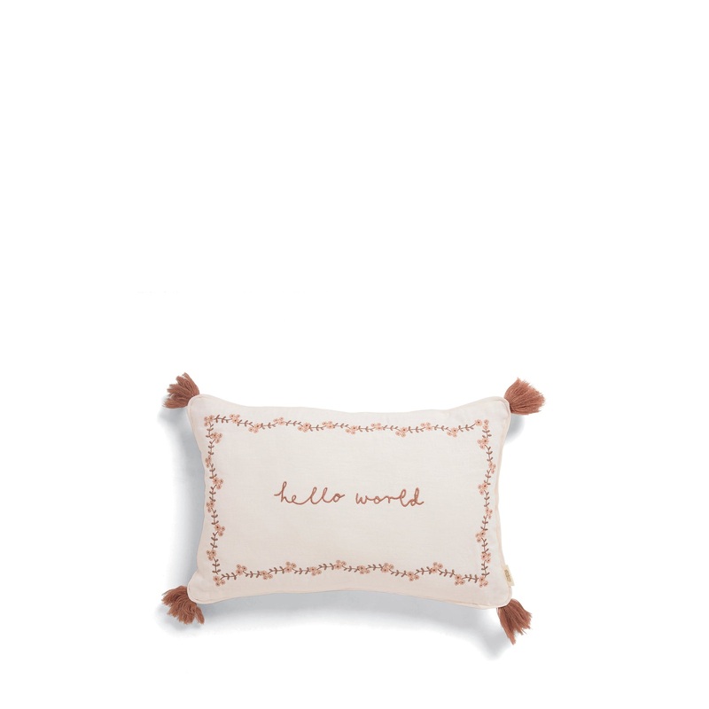 Welcome to the World Wildflower Cushion