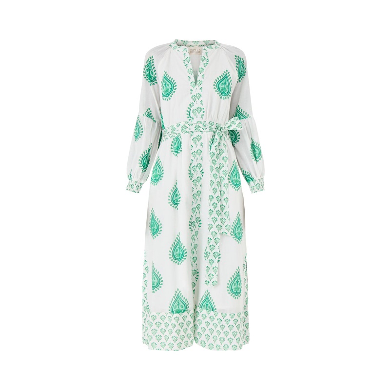 Cara Block Print Dress