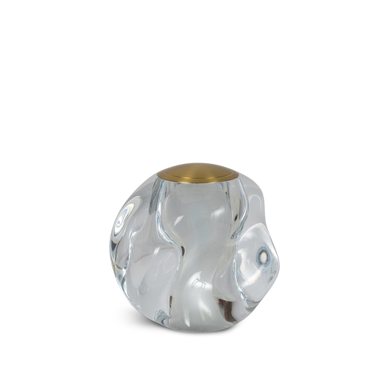 Carina LED Portable Table Lamp Brass