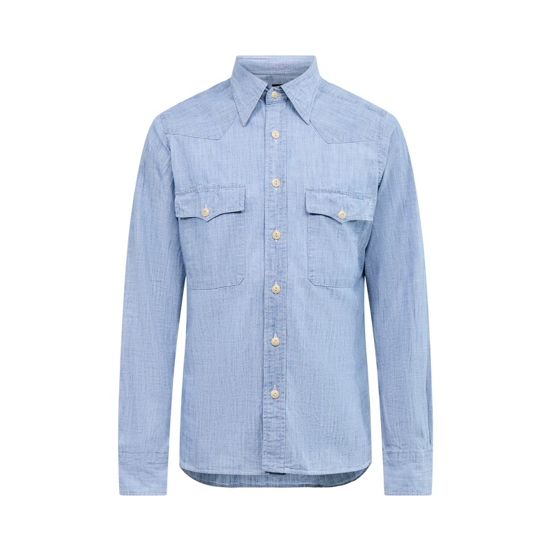 Chambray Western Shirt