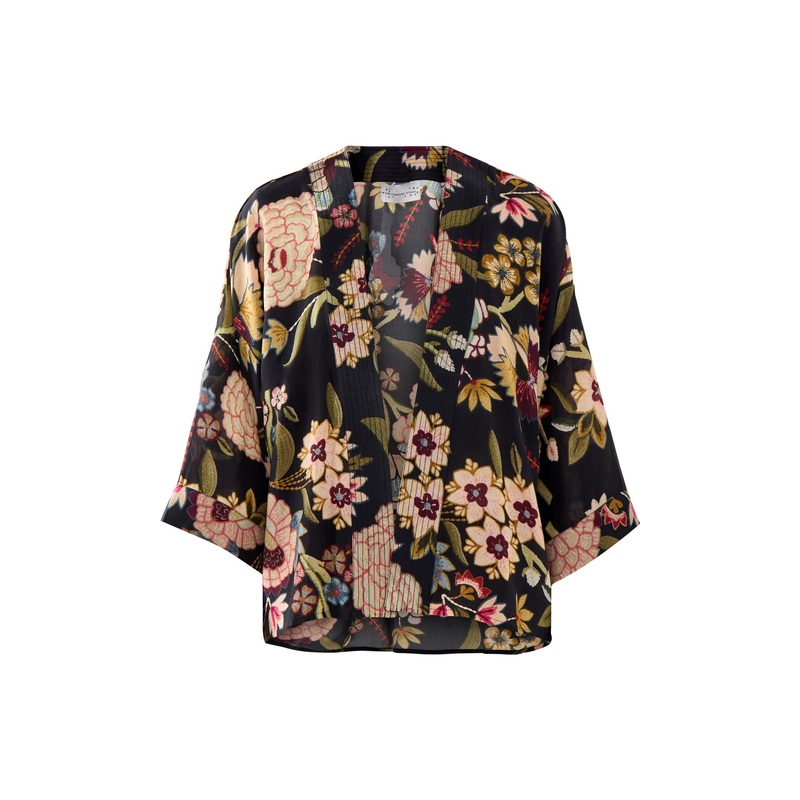 Crepe Kimono Jacket