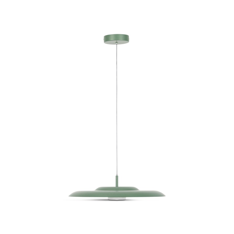 Diner LED Metal Pendant Large Sage