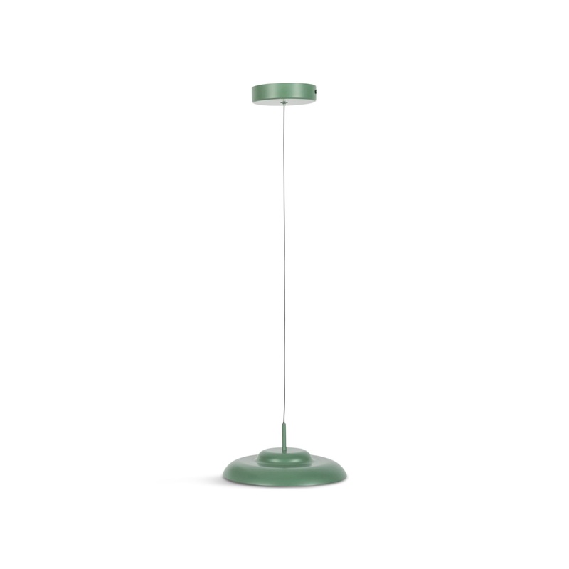 Diner LED Metal Pendant Small Sage