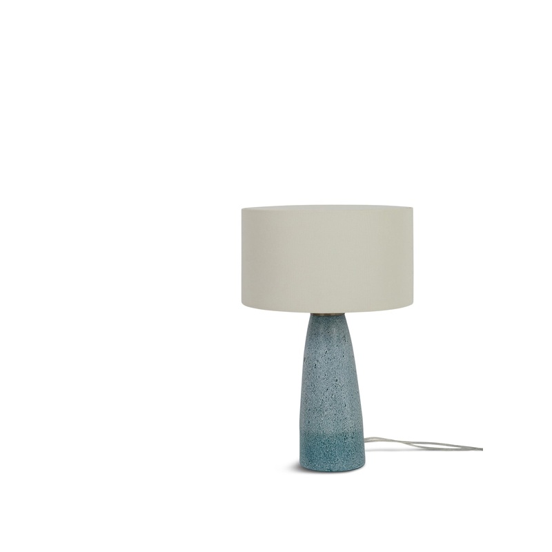 Ryde Glass Table Lamp Blue