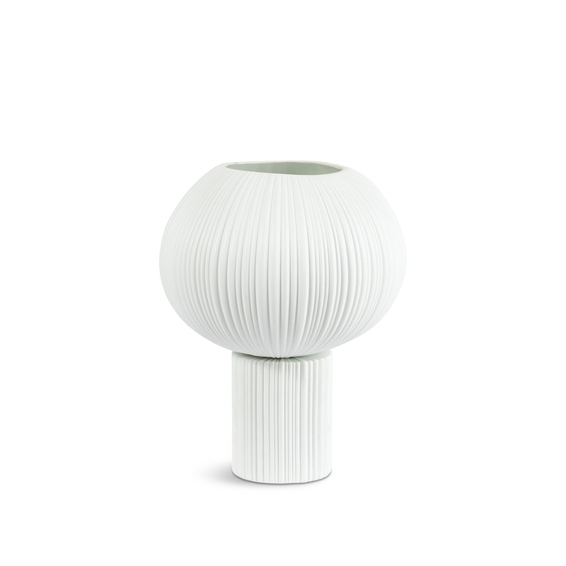 Sea Urchin Porcelain Table Lamp White