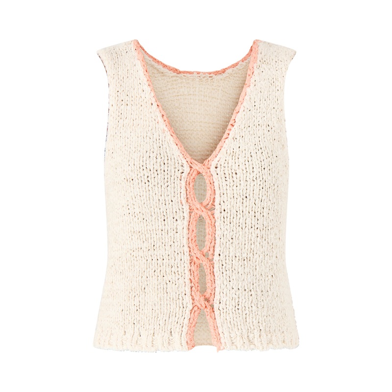 Sicily Sweater Shell With Contrast Centre Seam