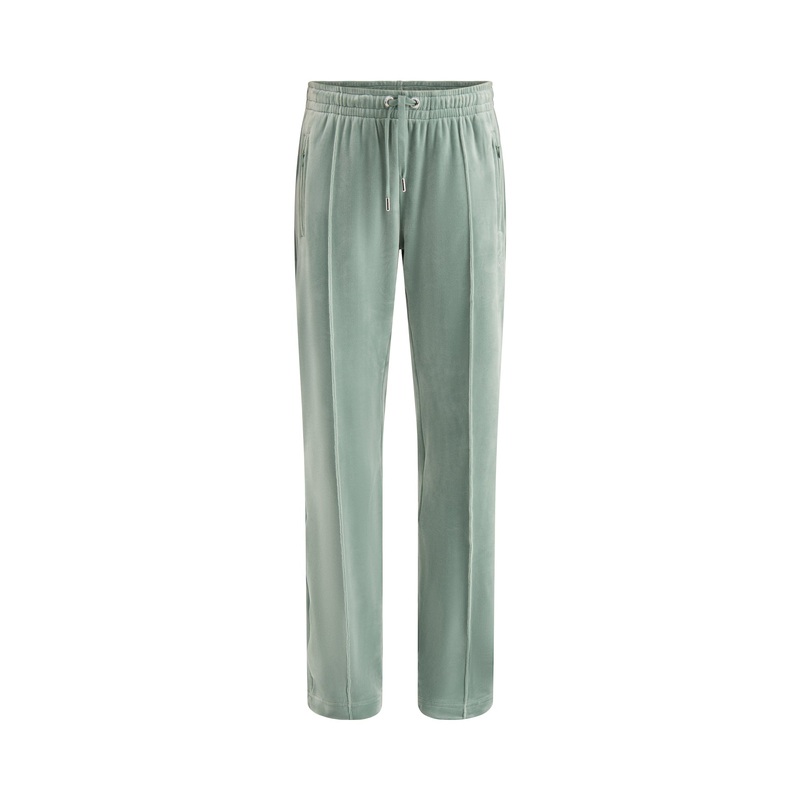 Tina Sweat Pants Diamante in Chinois Green