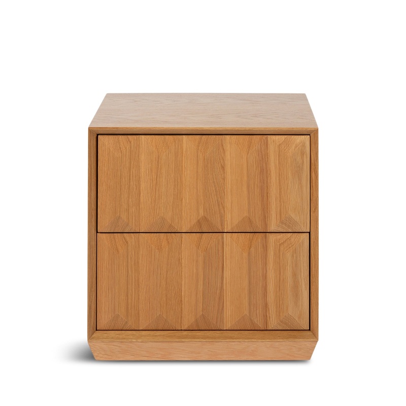 Wilton Wide Bedside Table Oak