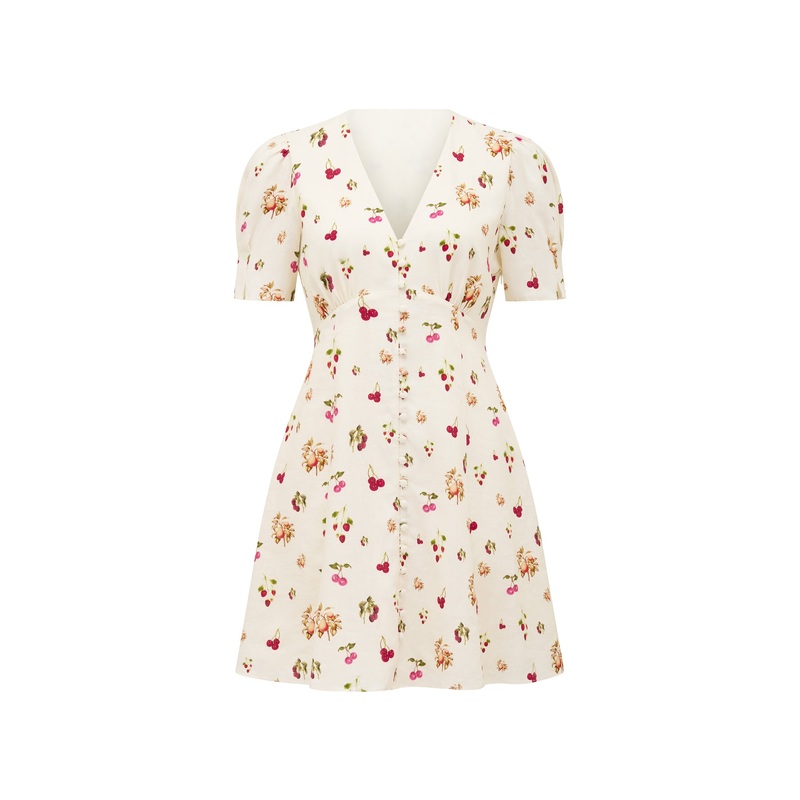 Berna Printed Mini Dress